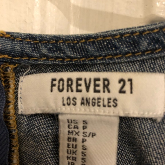 Denim Shift Dress - Picture 2 of 2